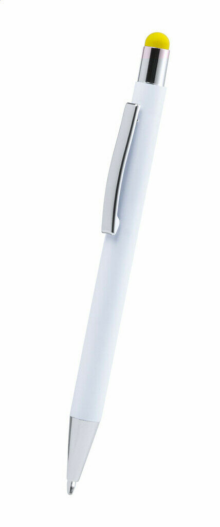 Ручка-стилус шариковая Woner желтый - AP721094-02- Фото №4