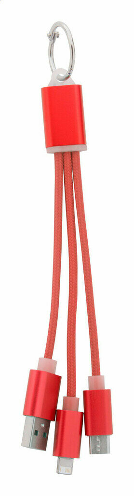 Кабель зарядний USB Scolt червоний - AP721102-05- Фото №1