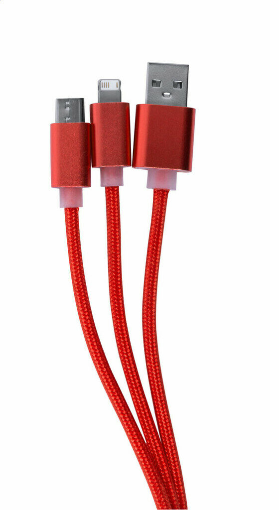 Кабель зарядний USB Scolt червоний - AP721102-05- Фото №6