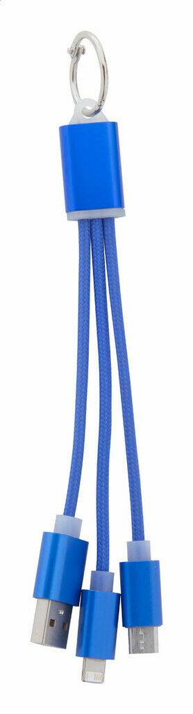 Кабель зарядний USB Scolt синій - AP721102-06- Фото №1