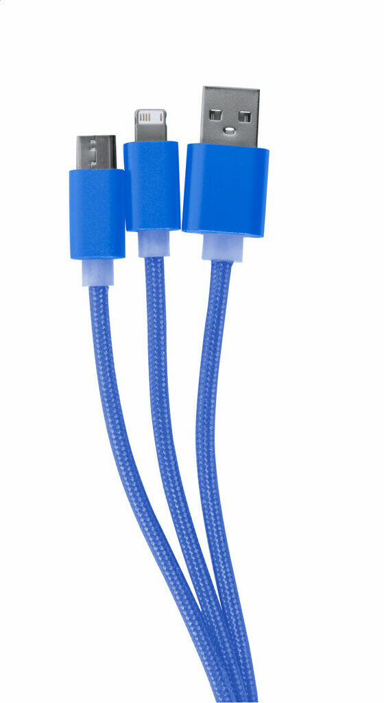 Кабель зарядний USB Scolt синій - AP721102-06- Фото №3