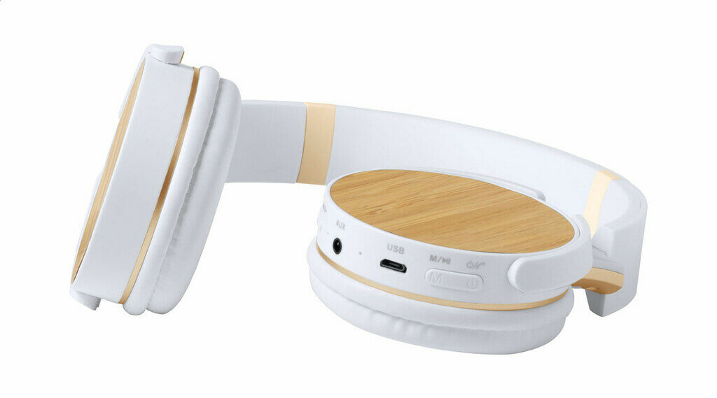 Наушники с Bluetooth Treiko белый - AP721523-01- Фото №2