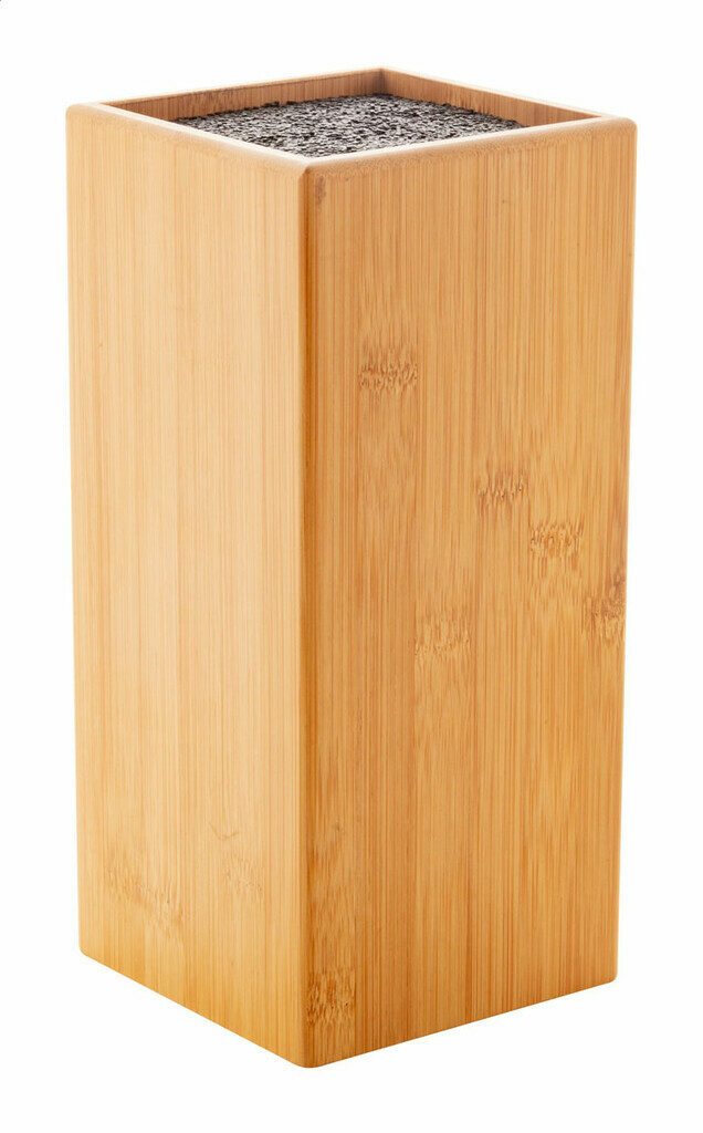 Бамбуковая подставка для ножей Santoku натуральный - AP800471- Фото №1 Бамбуковая подставка для ножей Santoku натуральный - AP800471- Фото №1