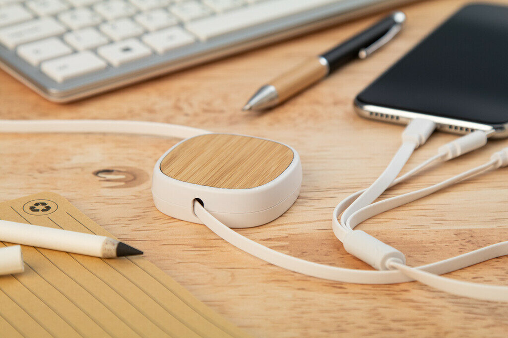 USB-кабель для заряджання Rabsle білий - AP800521-01- Фото №5