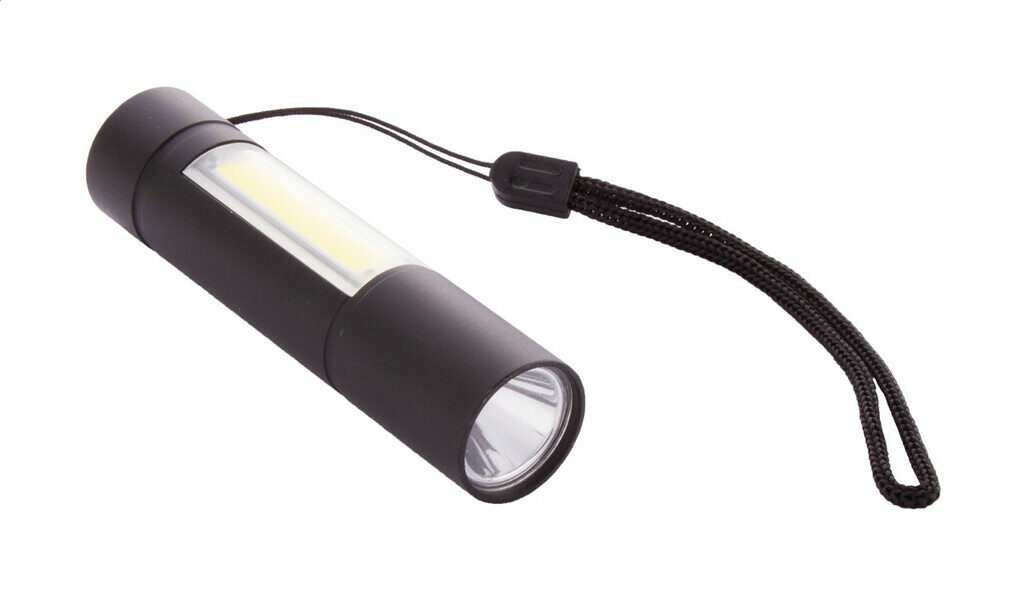 Перезаряжаемый фонарик Chargelight Plus черный - AP844052- Фото №1