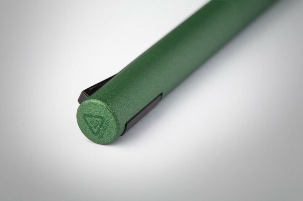 Шариковая ручка Ralupant из переработанного алюминия и пластика зеленый - AP808076-07- Фото №3