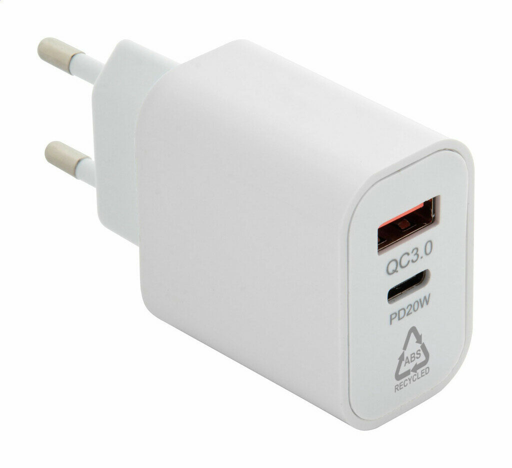 RABS USB-зарядное устройство Recharge белый - AP864017-01- Фото №1