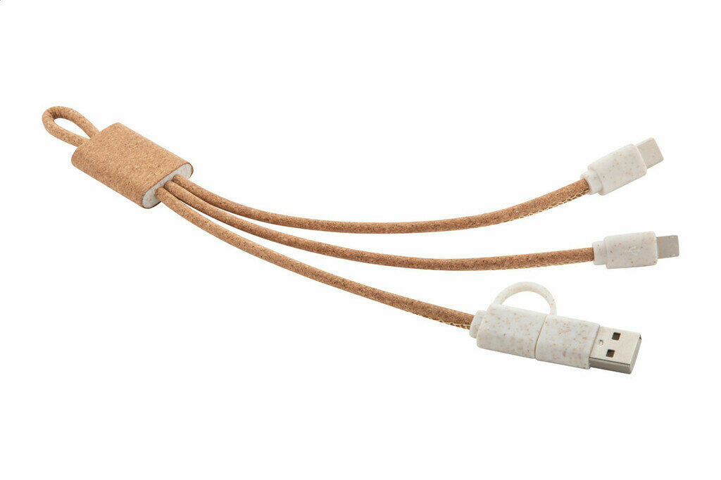 USB-кабель для зарядного пристрою Koruku натуральний - AP864019- Фото №2 USB-кабель для зарядного пристрою Koruku натуральний - AP864019- Фото №2
