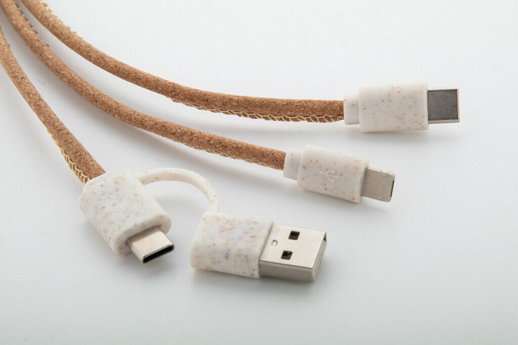 USB-кабель для зарядного пристрою Koruku натуральний - AP864019- Фото №5 USB-кабель для зарядного пристрою Koruku натуральний - AP864019- Фото №5