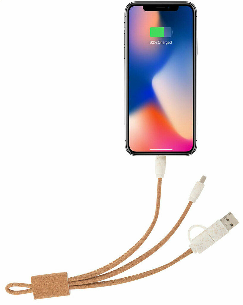 USB-кабель для зарядного пристрою Koruku натуральний - AP864019- Фото №8 USB-кабель для зарядного пристрою Koruku натуральний - AP864019- Фото №8