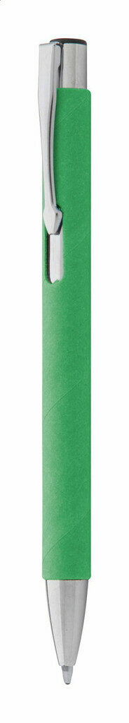 Шариковая ручка Papelles из переработанной бумаги зеленый - AP808079-07- Фото №1