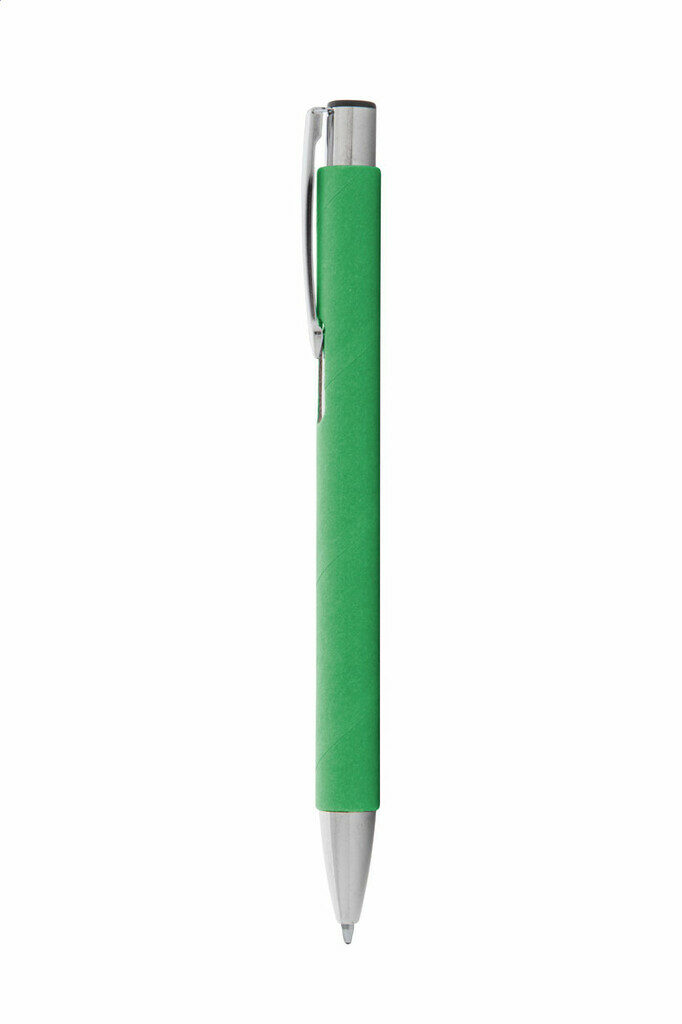 Шариковая ручка Papelles из переработанной бумаги зеленый - AP808079-07- Фото №2