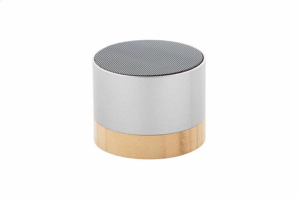 Bluetooth-динамик RalooBeat из преработанного алюминия серебряный - AP864024-21- Фото №2