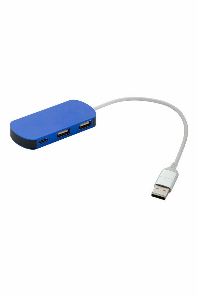 USB хаб Raluhub синій - AP864022-06- Фото №2