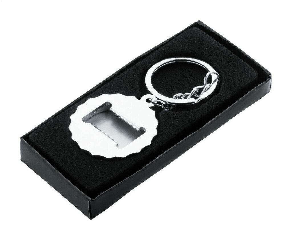 Брелок с открывалкой для бутылок Bubly серебряный - AP874026- Фото №5