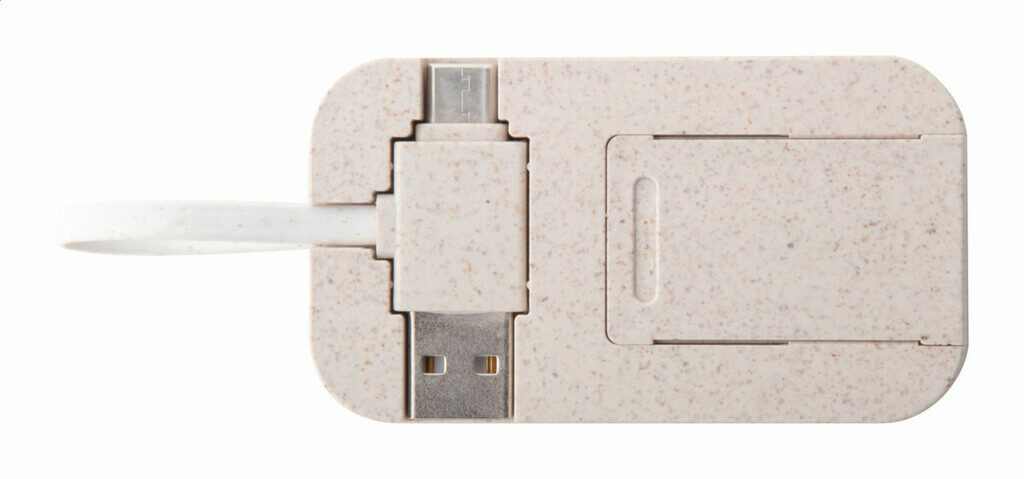 USB-хаб Holbaru натуральний - AP864034- Фото №4