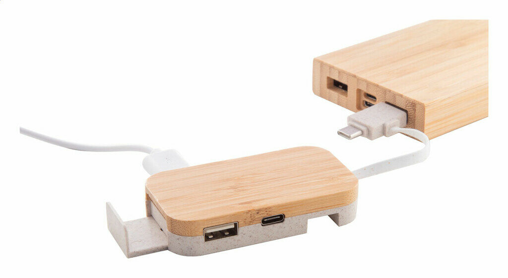 USB-хаб Holbaru натуральний - AP864034- Фото №6
