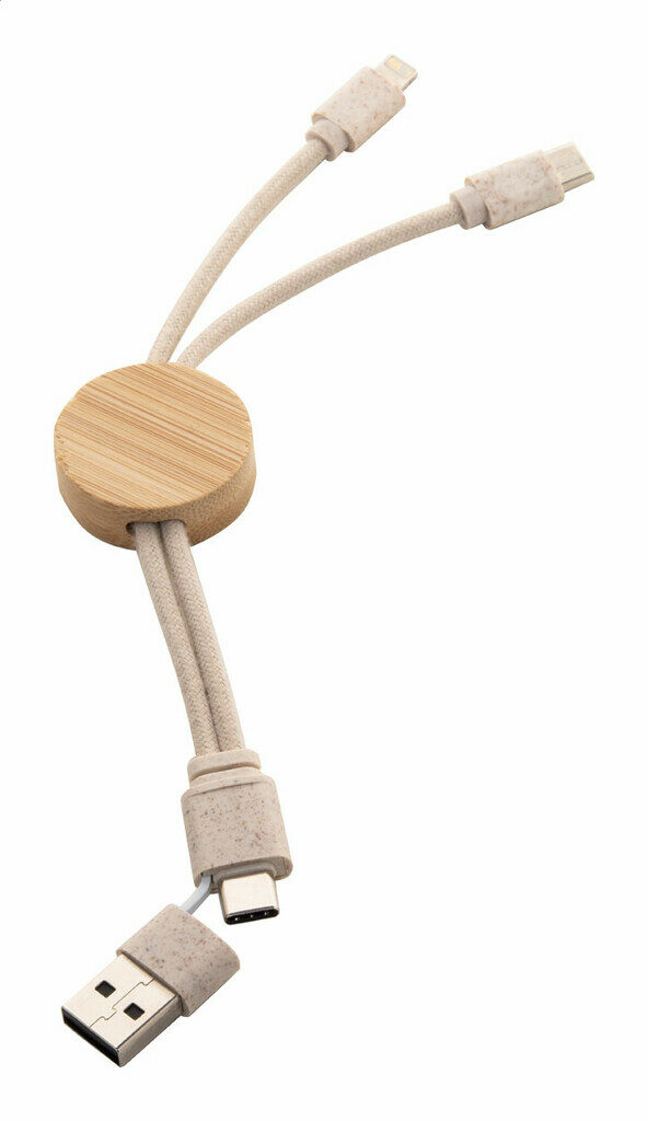 USB-кабель для зарядного пристрою Nihon натуральний - AP864029- Фото №3 USB-кабель для зарядного пристрою Nihon натуральний - AP864029- Фото №3
