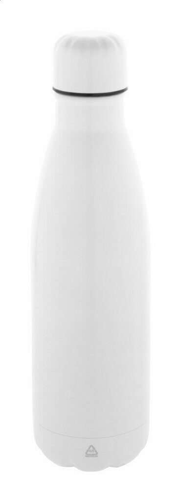 Бутылка из переработанной нержавеющей стали Refill белый - AP808117-01- Фото №1