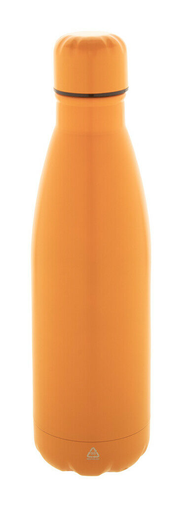 Бутылка из переработанной нержавеющей стали Refill оранжевый - AP808117-03- Фото №1