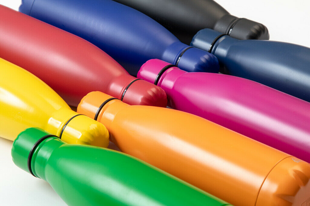 Бутылка из переработанной нержавеющей стали Refill зеленый - AP808117-07- Фото №7