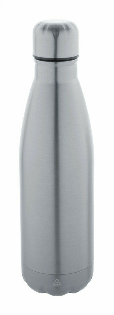 Бутылка из переработанной нержавеющей стали Refill серебряный - AP808117-21- Фото №1