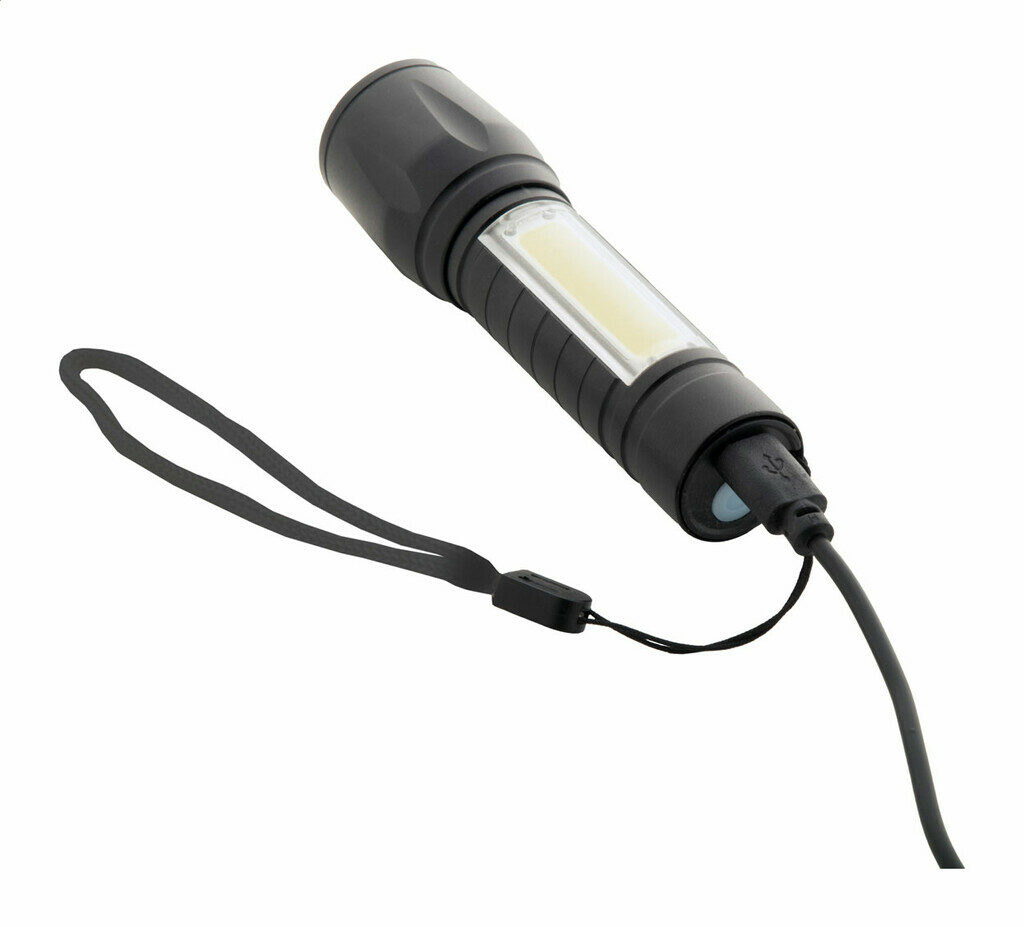 Ліхтарик, що перезаряджається Chargelight Zoom чорний - AP808126- Фото №6