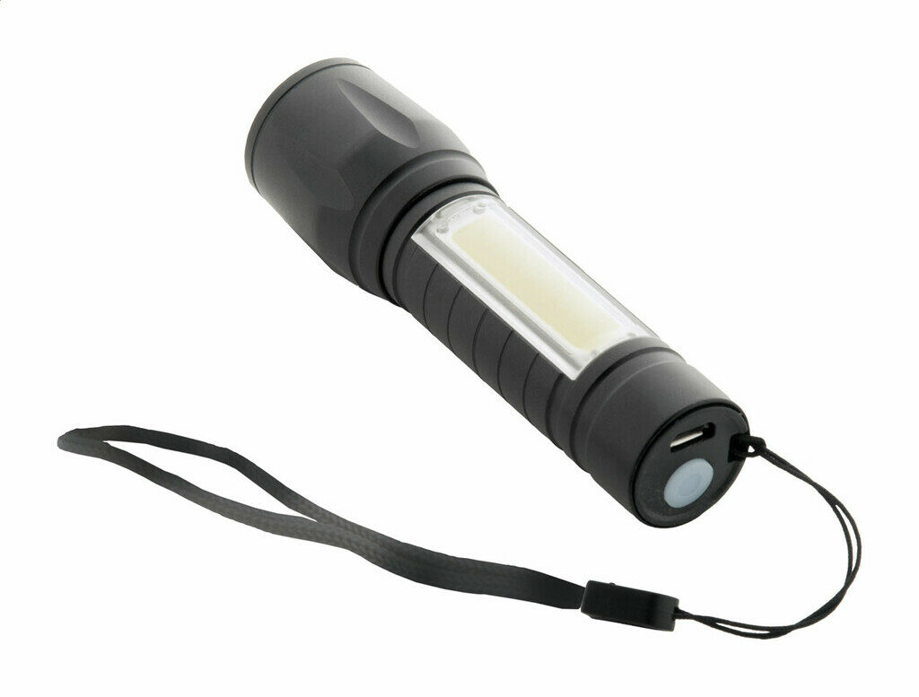 Ліхтарик, що перезаряджається Chargelight Zoom чорний - AP808126- Фото №7