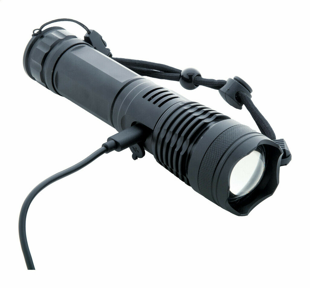 Ліхтарик, що перезаряджається Chargelight Ultra чорний - AP808127- Фото №5