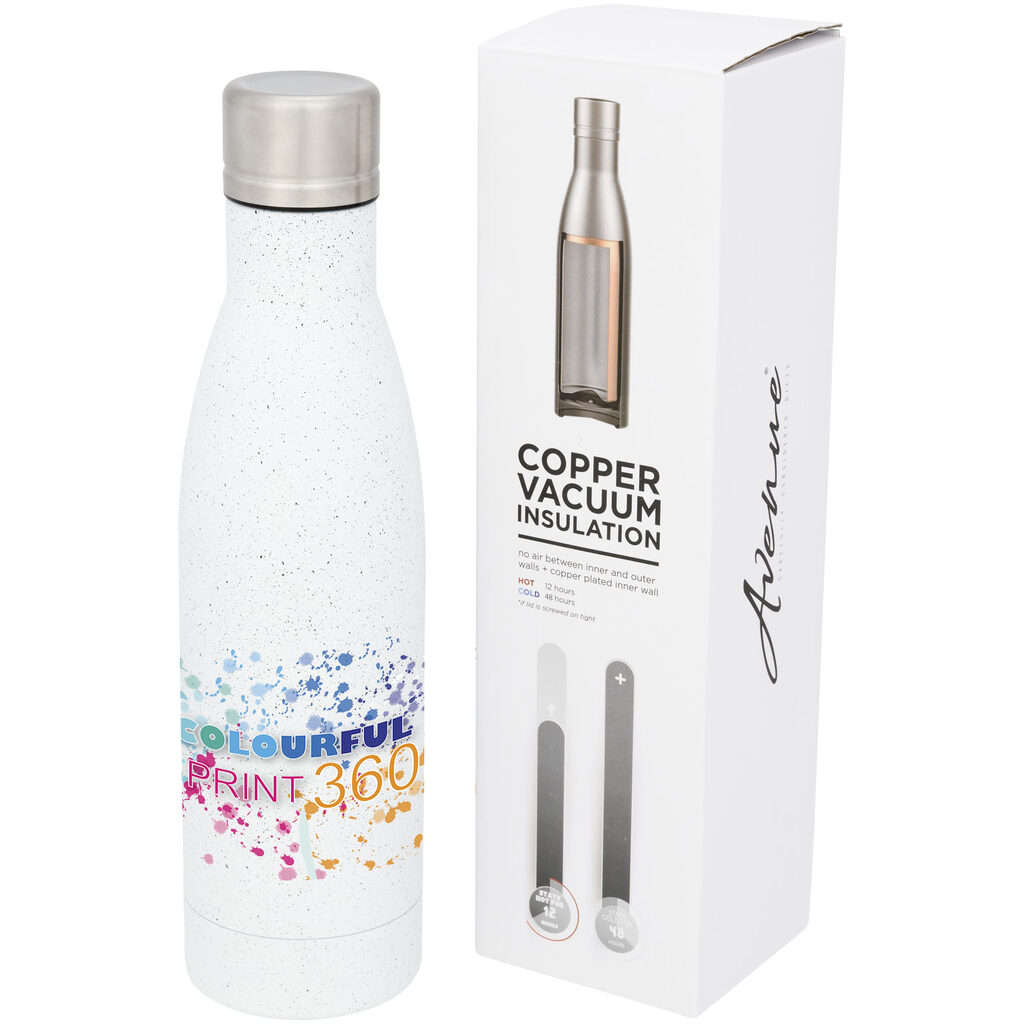 Плямиста мідна вакуумна пляшка Vasa білий - 10051801- Фото №2