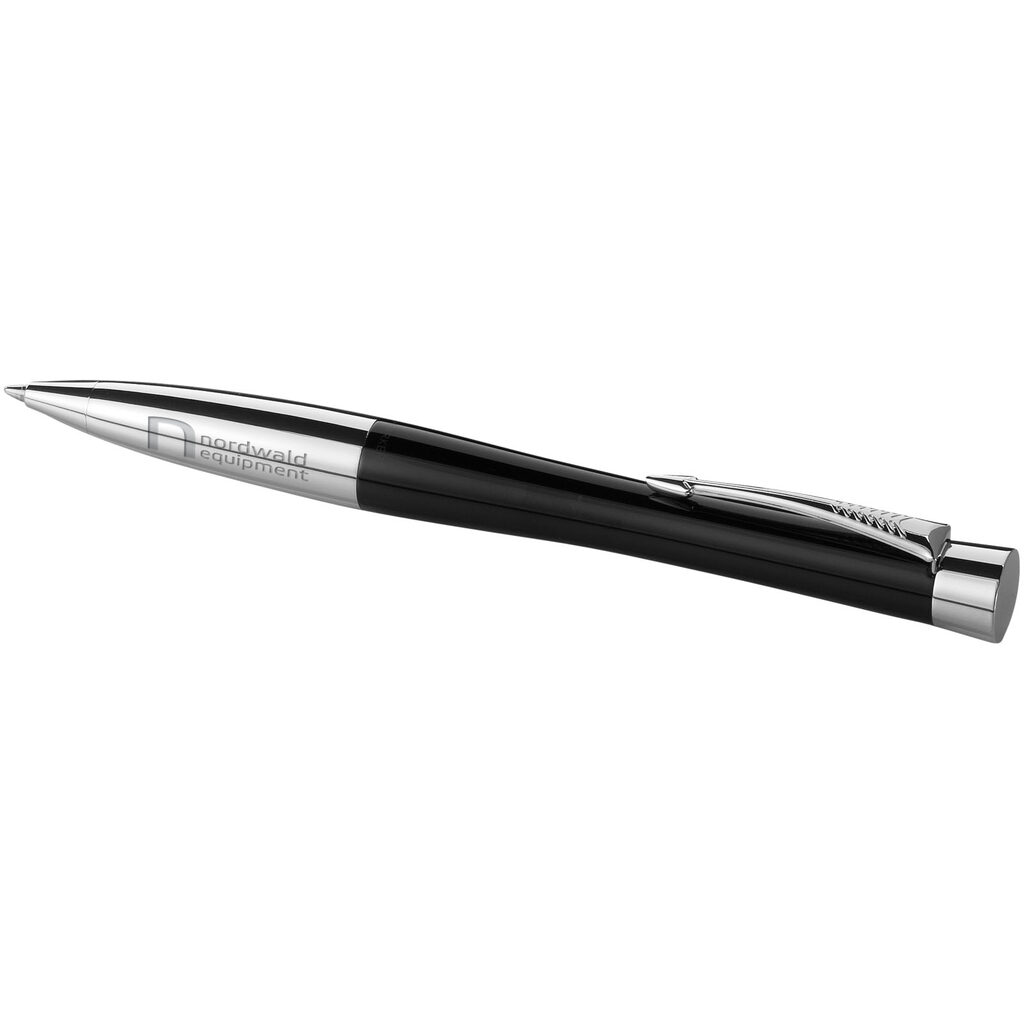 Шариковая ручка  Parker Urban сплошной черный, серебряный - 10648900- Фото №2