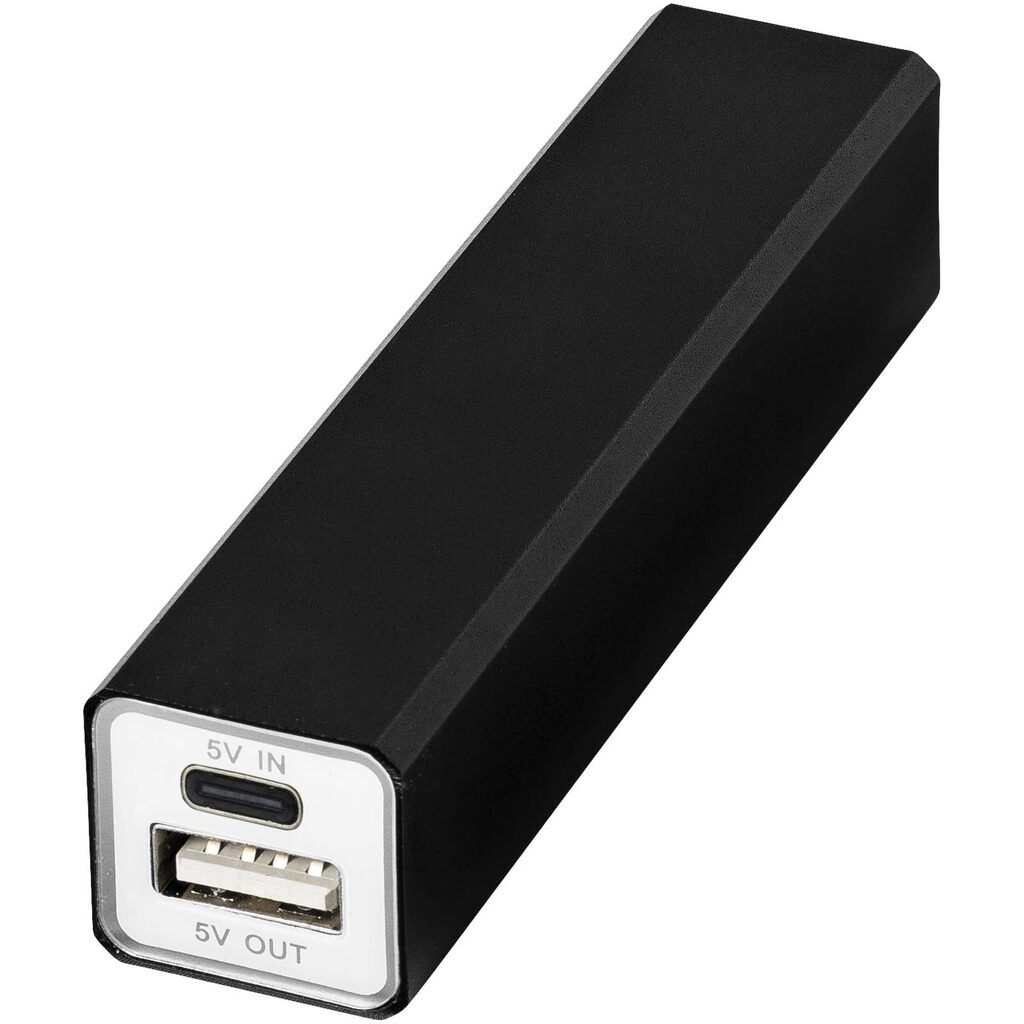 Рower bank Volt alu суцільний чорний - 12349200- Фото №1