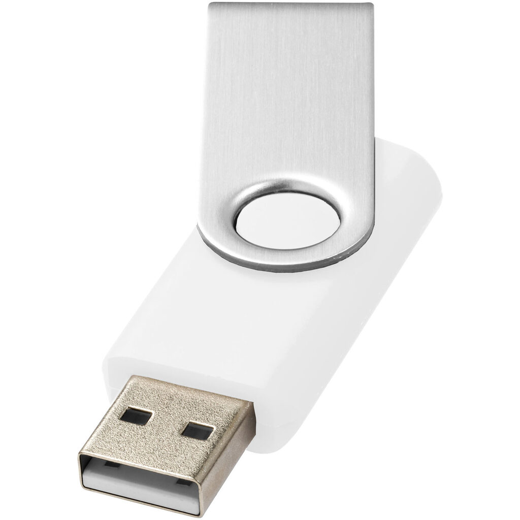 Флешка Rotate Basic 2GB білий, сріблястий - 12350401- Фото №1 Флешка Rotate Basic 2GB білий, сріблястий - 12350401- Фото №1