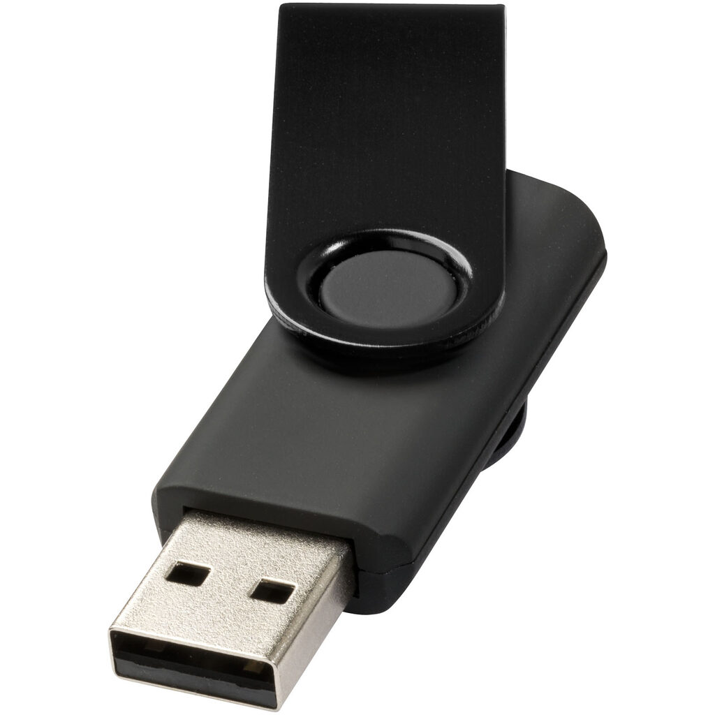 Флешка Rotate Metallic 4GB суцільний чорний - 12350800- Фото №1 Флешка Rotate Metallic 4GB суцільний чорний - 12350800- Фото №1