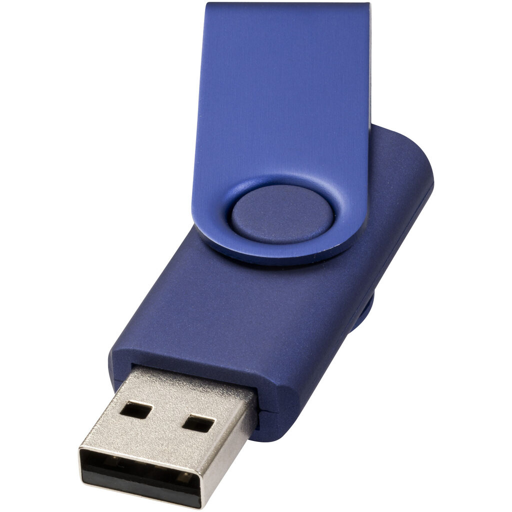 Флешка Rotate Metallic 4GB темно-синій - 12350801- Фото №1 Флешка Rotate Metallic 4GB темно-синій - 12350801- Фото №1