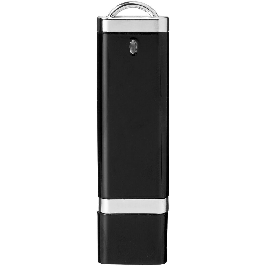 Флешка Flat 4GB сплошной черный - 12352502- Фото №5
