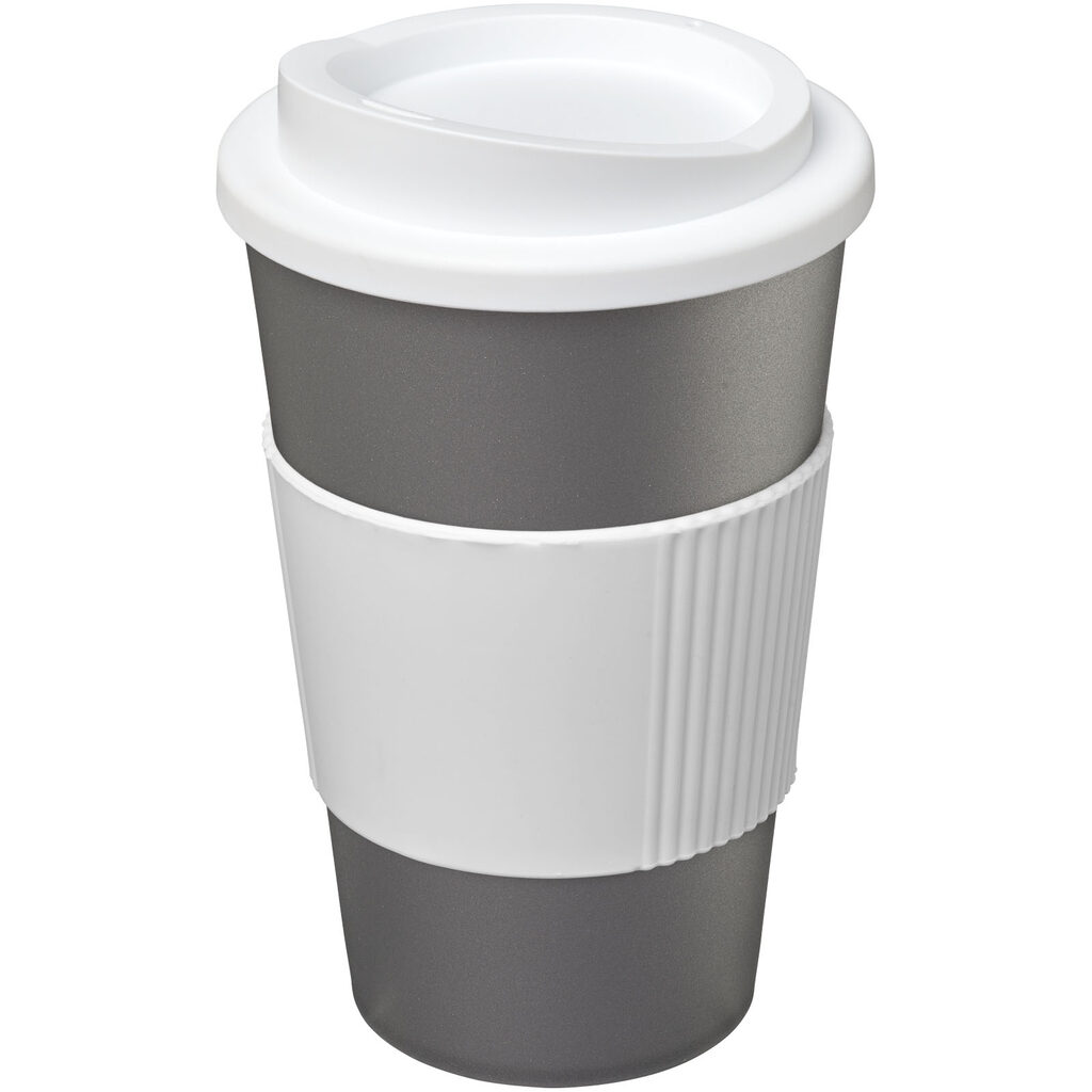 Термокружка Americano сріблястий, білий - 21000225- Фото №1