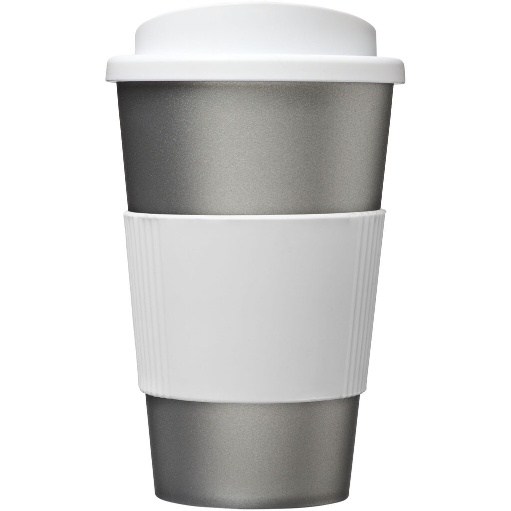 Термокружка Americano сріблястий, білий - 21000225- Фото №3