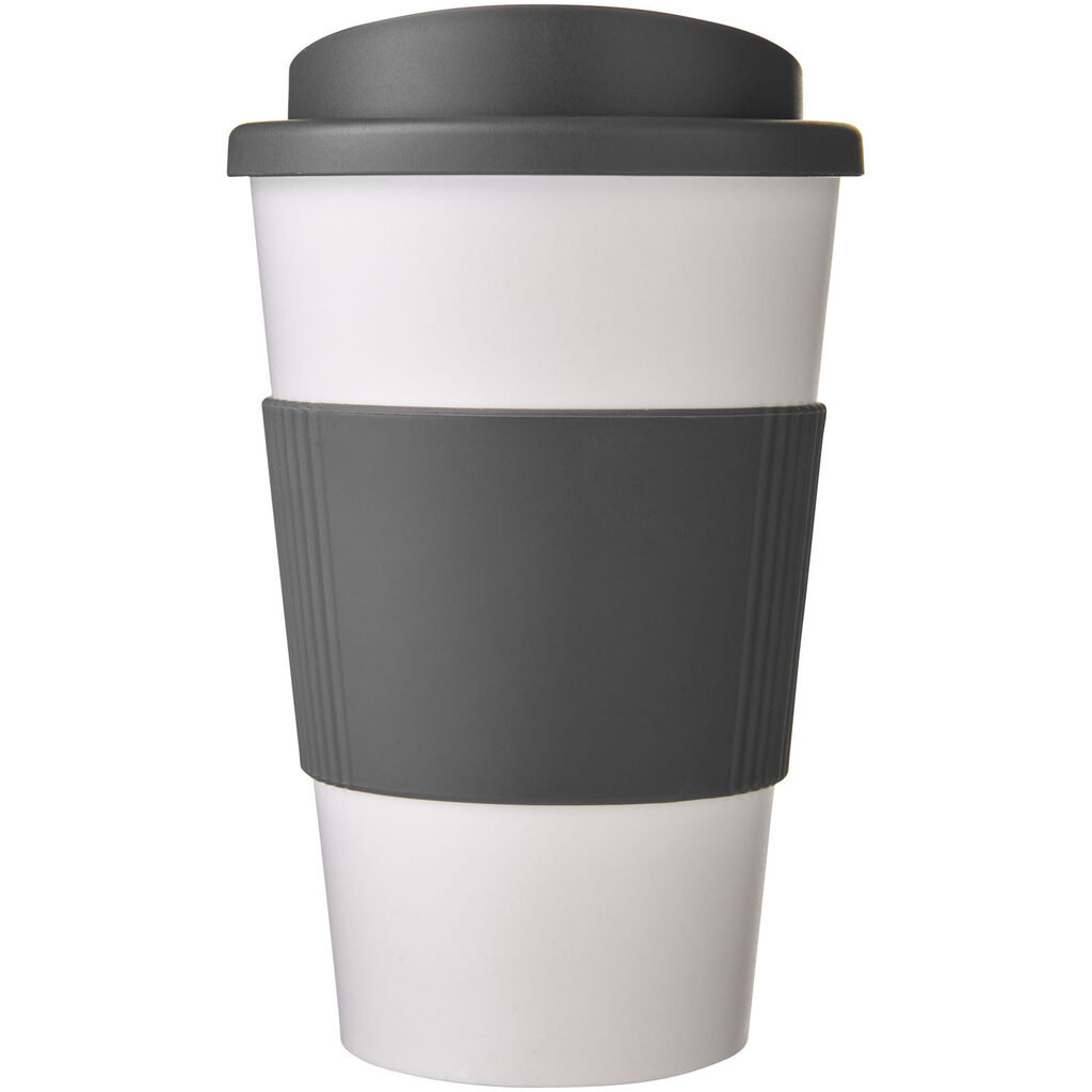 Термокружка Americano білий, сірий - 21000232- Фото №3
