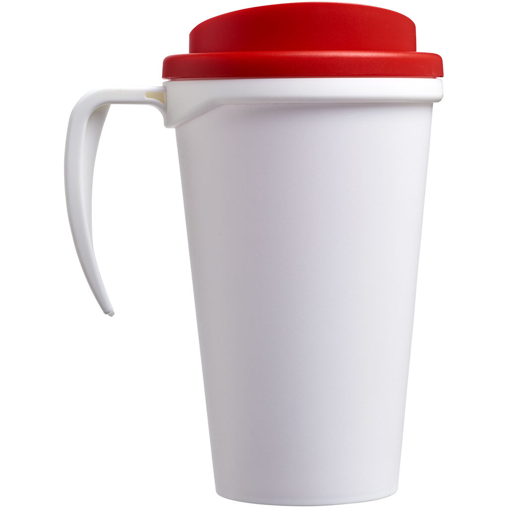 Термокружка Americano Grande білий, червоний - 21000403- Фото №5