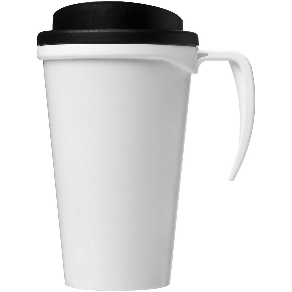 Термокружка Brite-Americano grande білий, суцільний чорний - 21000601- Фото №3