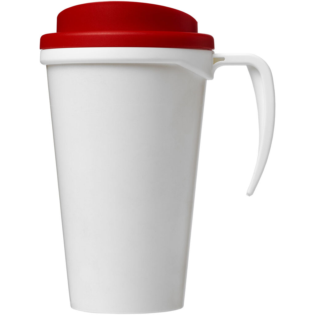 Термокружка Brite-Americano grande білий, червоний - 21000603- Фото №3