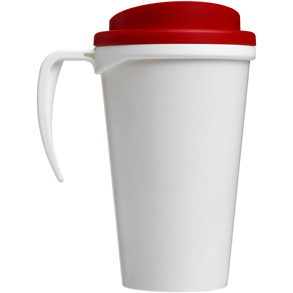 Термокружка Brite-Americano grande білий, червоний - 21000603- Фото №4