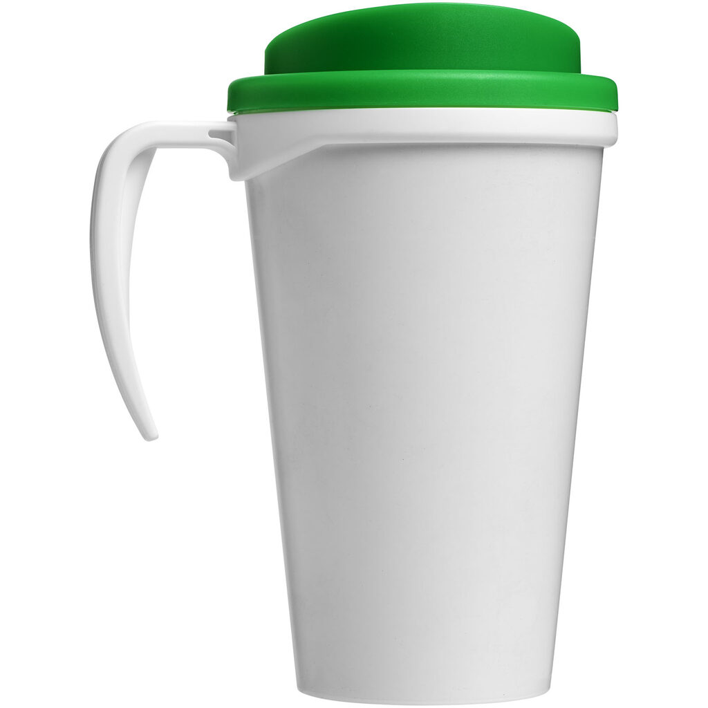 Термокружка Brite-Americano grande білий, зелений - 21000606- Фото №4