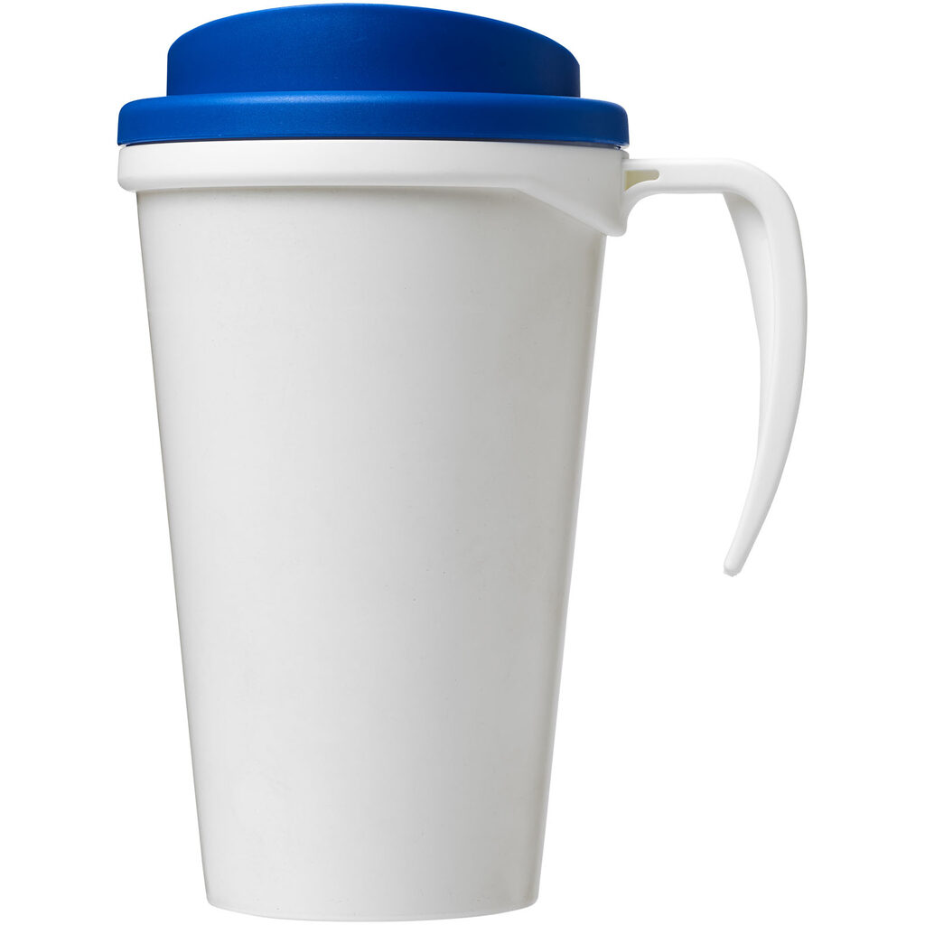 Термокружка Brite-Americano grande белый, средне-синий - 21000607- Фото №3