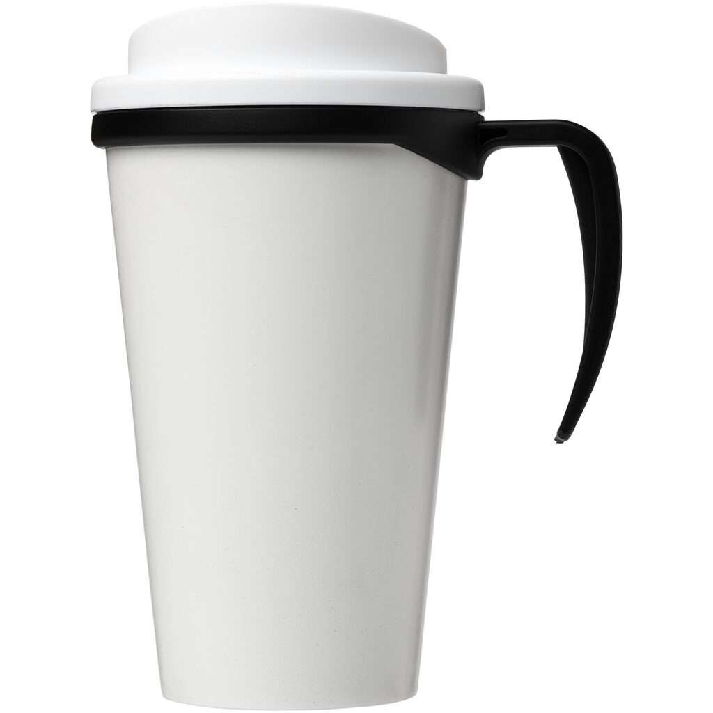 Термокружка Brite-Americano grande суцільний чорний, білий - 21000613- Фото №3