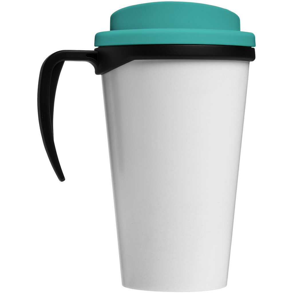 Термокружка Brite-Americano grande суцільний чорний, колір морської хвилі - 21000617- Фото №4
