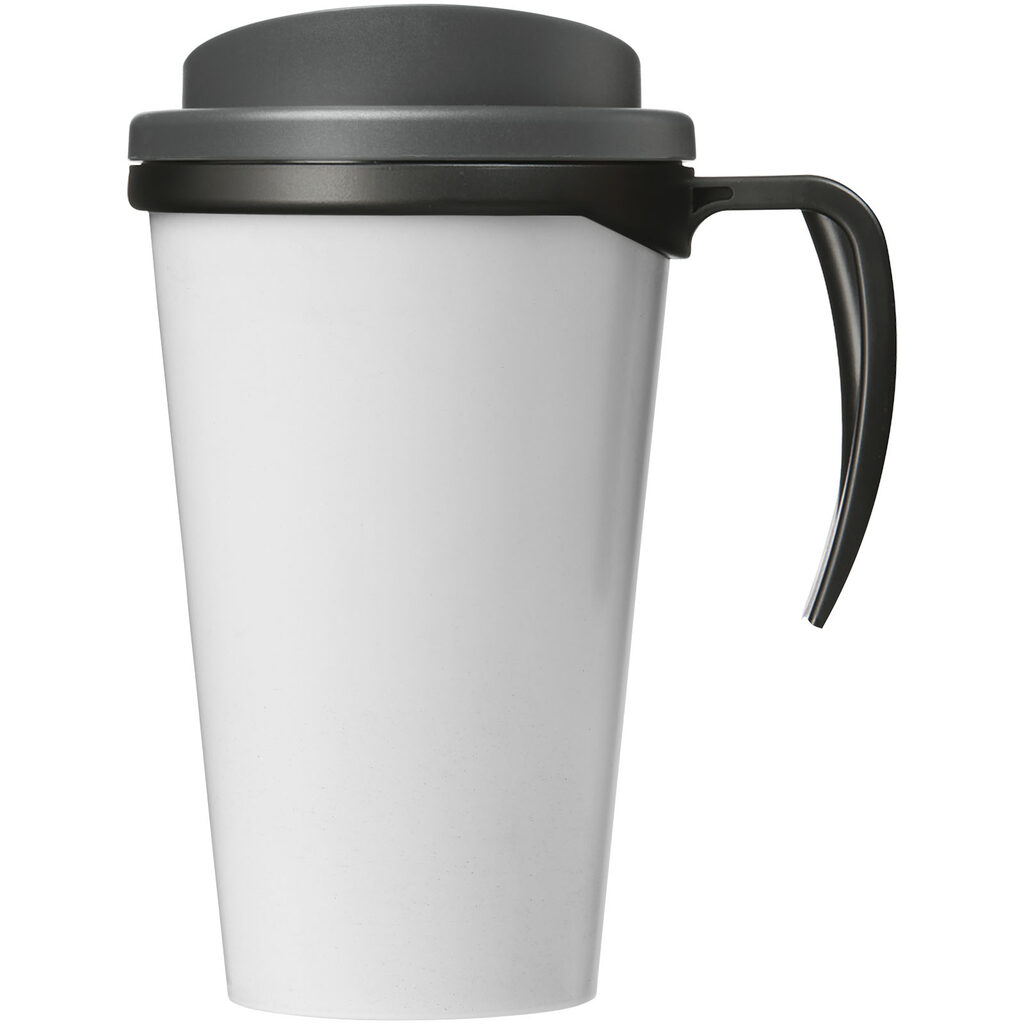 Термокружка Brite-Americano grande суцільний чорний, сірий - 21000624- Фото №3