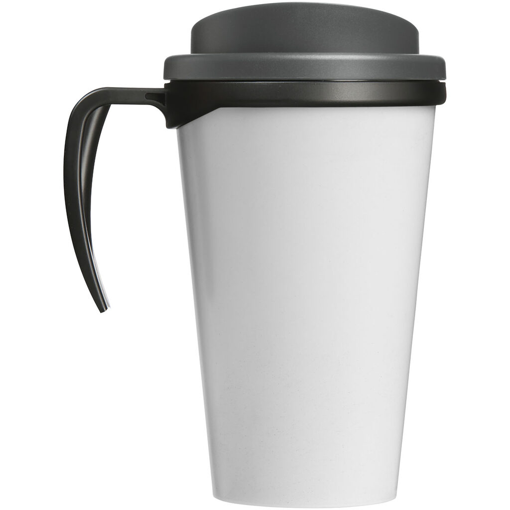 Термокружка Brite-Americano grande суцільний чорний, сірий - 21000624- Фото №4