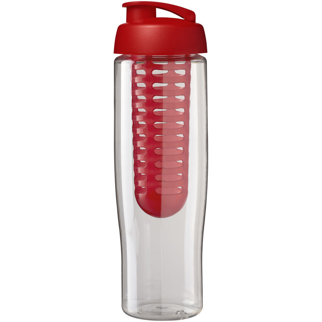 Пляшка спортивна H2O Tempo прозорий, червоний - 21004102- Фото №3